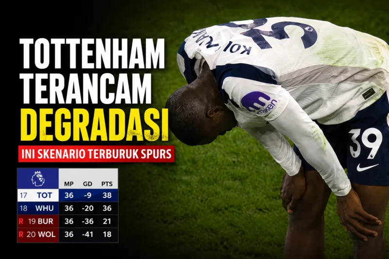 Tottenham Terancam Degradasi, Ini Skenario Terburuk Spurs.webp